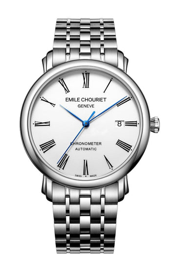 EMILE CHOURIET Men's Automatic Stainless Steel Watch 40mm