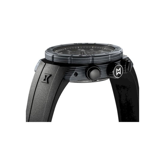 EDOX CO-1 CARBON 01125 CLNGN BUNN Chronograph Automatic Men's Diving Watch 50 ATM 45mm