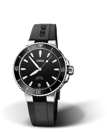Oris Aquis Date Black Dial Women's Watch 36.5 mm