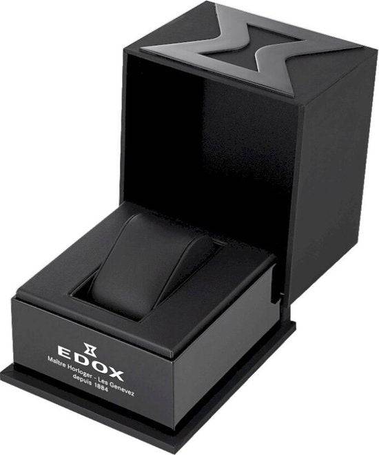 EDOX CO-1 CARBON 01125 CCN GNO Chronograph Automatic Men's Diving Watch 50 ATM 45mm