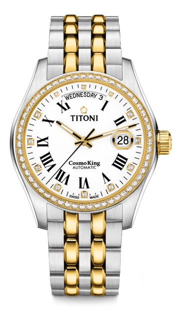TITONI Men's Automatic Stainless Steel Watch 40mm