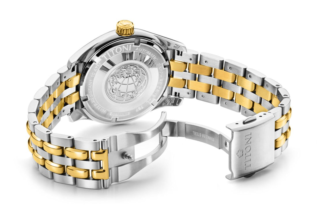 TITONI Men's Automatic Stainless Steel Watch 40mm