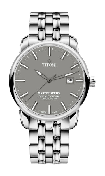 TITONI Men's Automatic Stainless Steel Watch 41mm