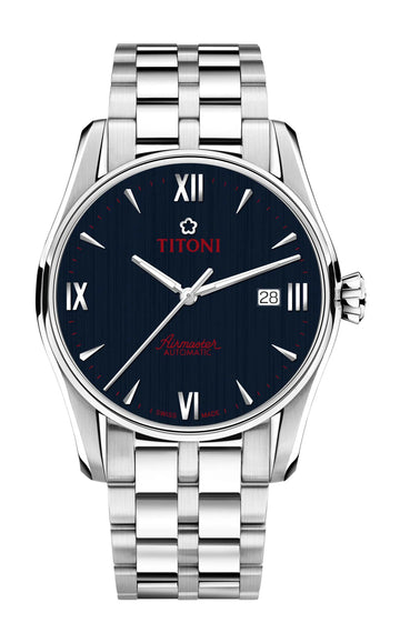 TITONI Men's Automatic Mechanical Stainless Steel 40mm