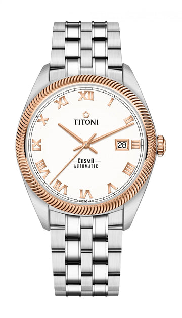 TITONI Men's Automatic Stainless Steel Watch 41mm