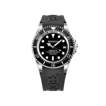 BOBROFF Men's Pro Diver Automatic Stainless Steel Watch 44mm