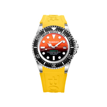 BOBROFF Man's 44mm Automatic Steel Pro Diver Watch 100ATM 44mm