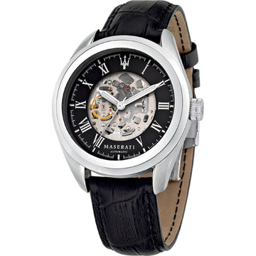MASERATI Traguardo Men's Automatic Skeleton Steel 45mm.