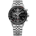 Raymond Weil Freelancer 7731-ST1-20621 automatisch chronograaf herenhorloge 42mm met zwarte wijzerplaat en roestvrijstalen schakelband. Luxe Swiss Made horloge voor heren in de categorie horloges.