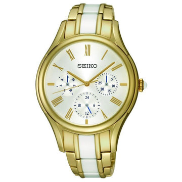 SEIKO Men's Gold-Tone Stainless Steel 42mm