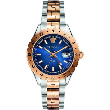 Versace Hellenium GMT Automatic Swiss Made Men's Watch Sapphire 42mm V1106 0017