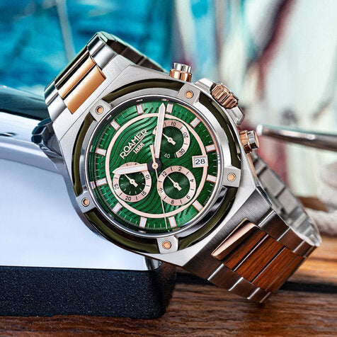 Roamer Tempomaster Chrono Men's Watch 42mm 221837 49 75 20