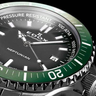 Edox Neptunian 80120 3VM NIN Skydiver Men's Diving Watch 44mm