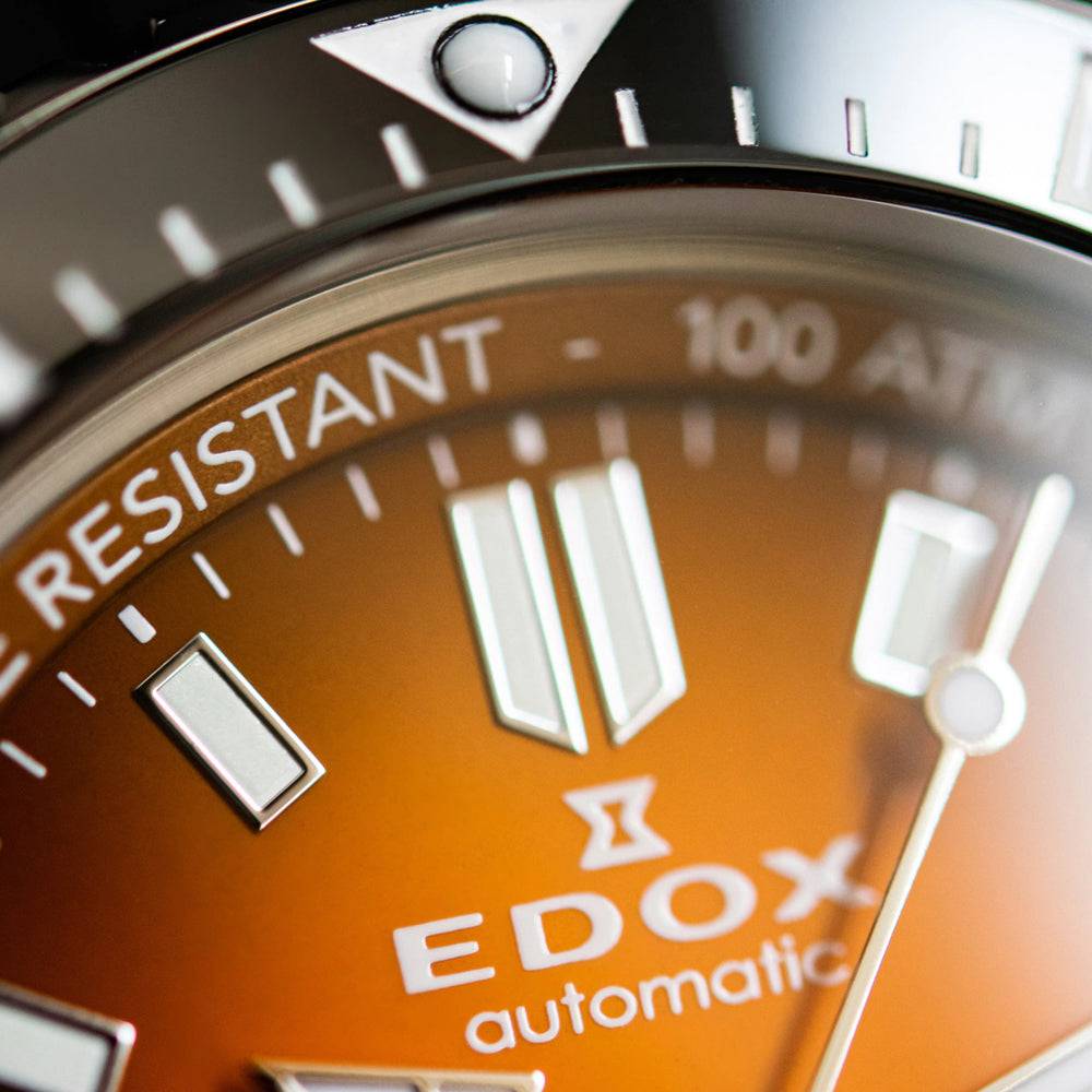 Edox Neptunian 80120-3NCA-ODN Skydiver Men's Diving Watch 44mm